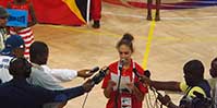Atleta portuguesa leu mensagem de abertura dos Jogos da CPLP