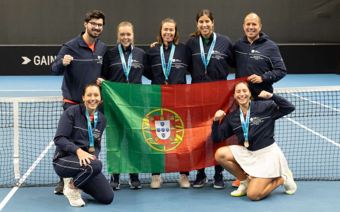 Seleção de ténis faz história