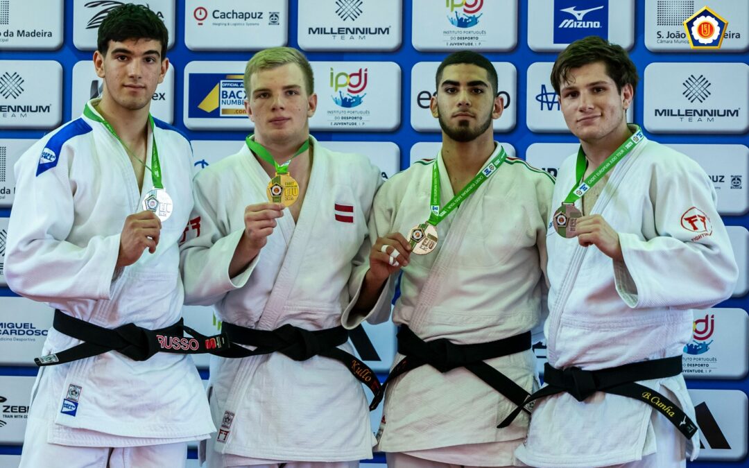 Mais três medalhas para Portugal