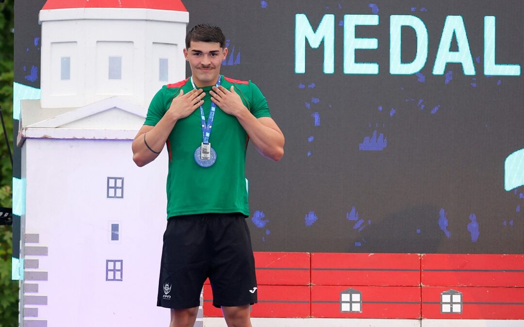 Diogo Ribeiro conquista prata no Euro Sub23