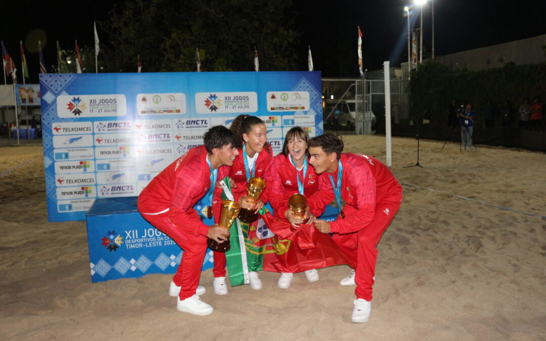 Voleibol de Praia, Ténis e Xadrez conquistam medalhas