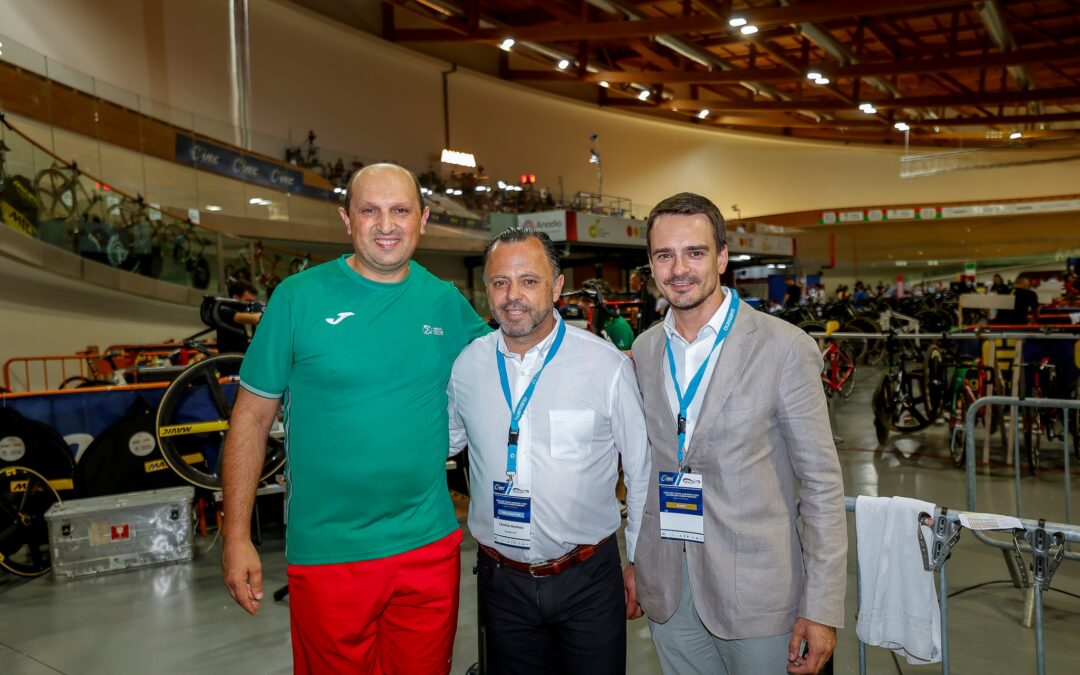 Daniel Monteiro visita Velódromo Nacional de Sangalhos