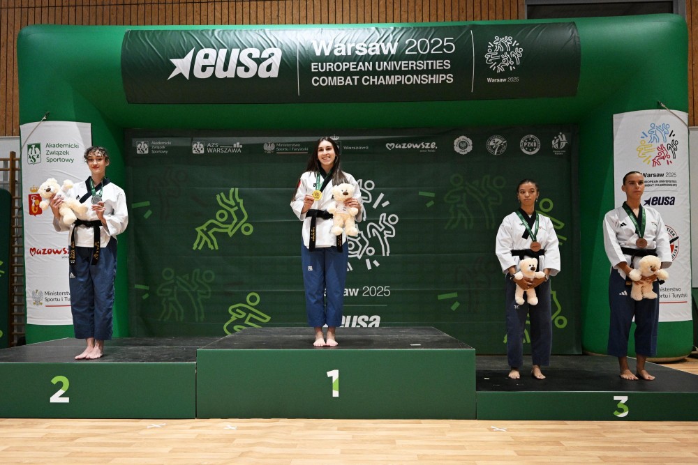 22 medalhas nos Europeus Universitários de Desportos de Combate