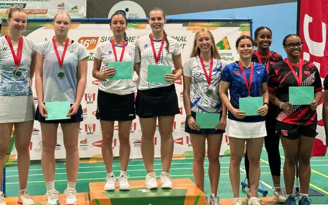 Mariana Paiva de bronze no Suriname