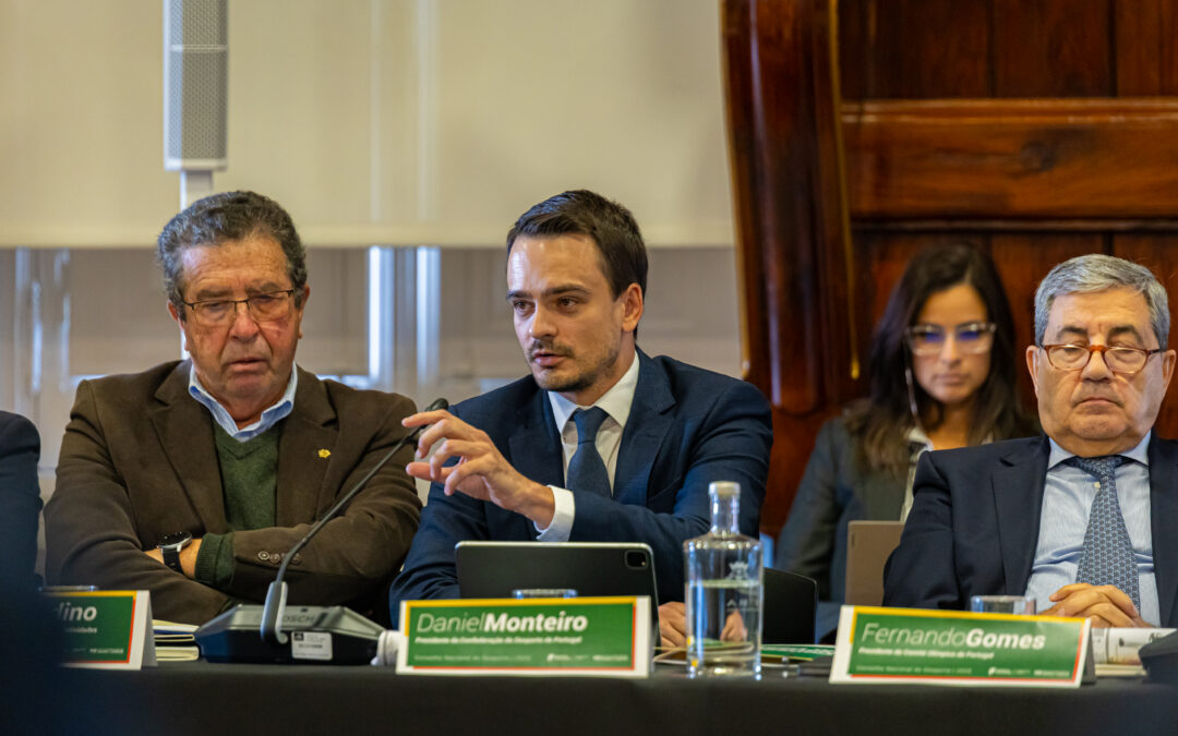 Daniel Monteiro intervém no Conselho Nacional do Desporto