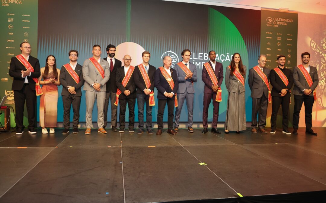 Daniel Monteiro na Celebração Olímpica