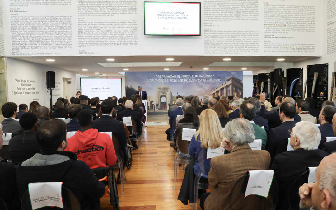 CDP na assinatura dos Contratos-Programa de preparação Olímpica, Paralímpica e Surdolímpica