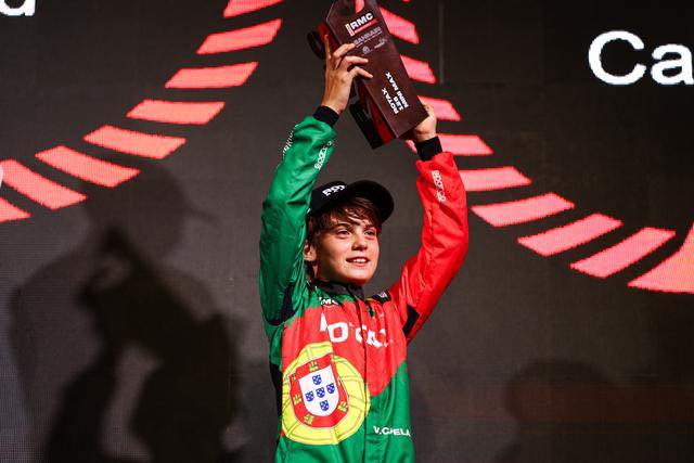 Vicente Capela no pódio
