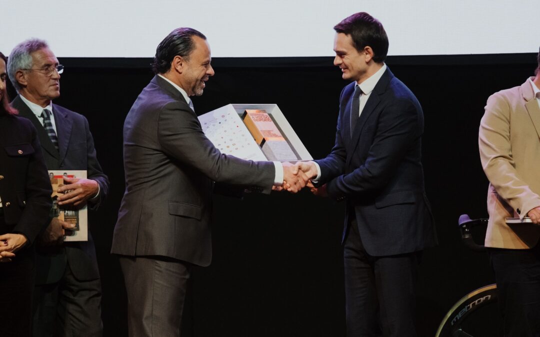 Daniel Monteiro na Gala dos 125 anos da Federação de Ciclismo