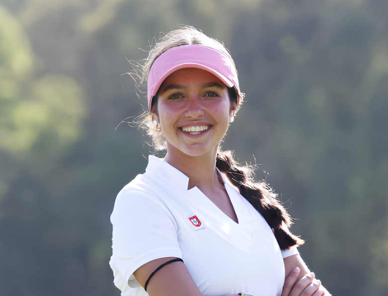 Francisca Salgado no pódio