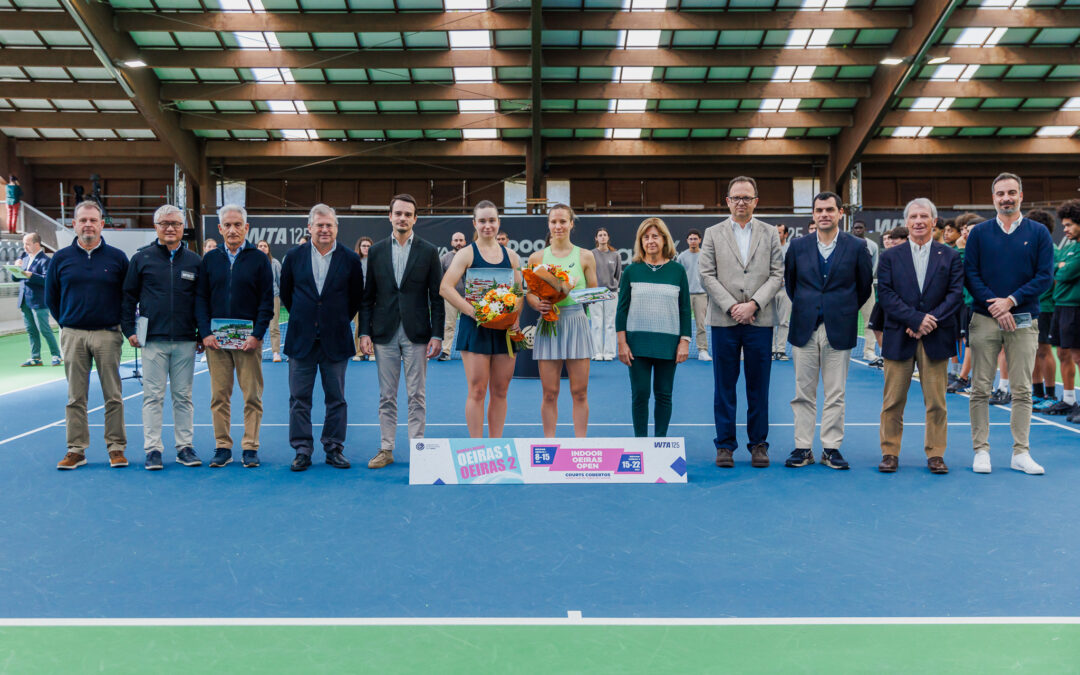 Presidente da CDP na Final do WTA125 Indoor Oeiras II