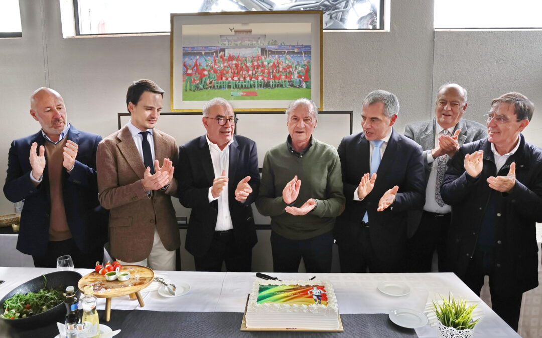 Daniel Monteiro no 50.º aniversário da medalha de ouro de Carlos Lopes no Mundial de Corta-Mato