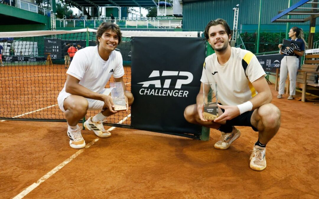 Portugueses dominam ATP Challenger de Brasília