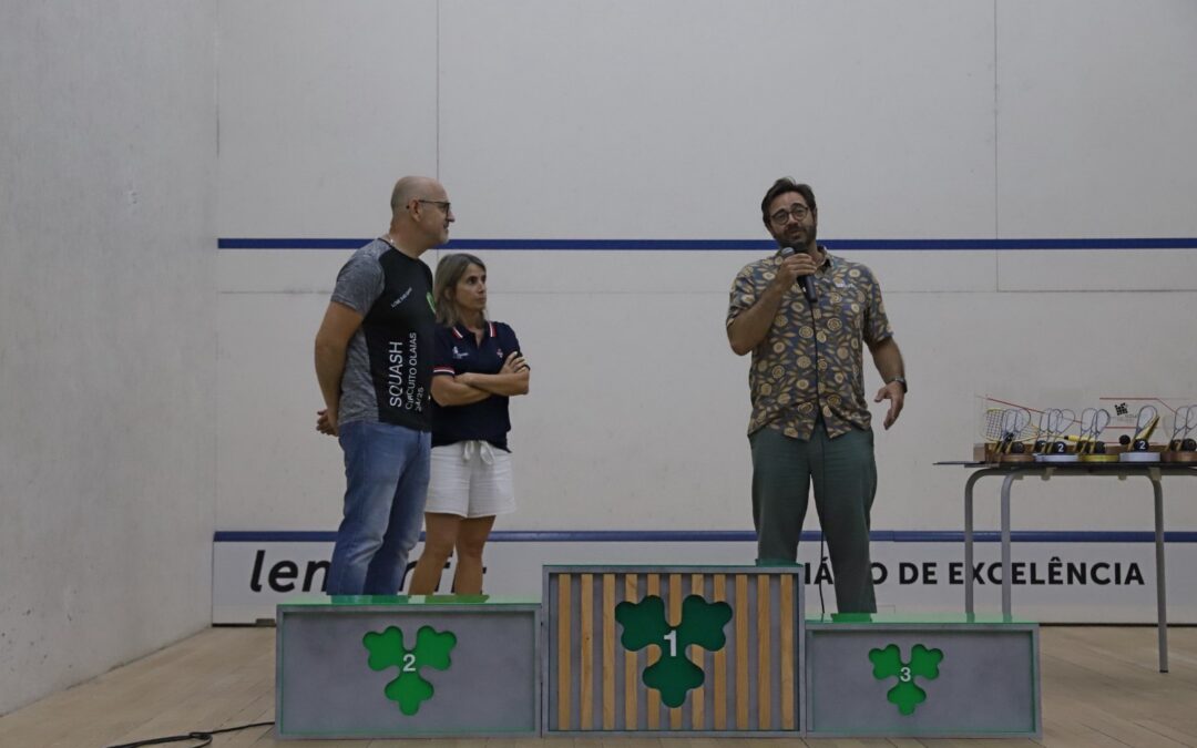 Confederação do Desporto presente na entrega de prémios do Campeonato Nacional Absoluto de Squash