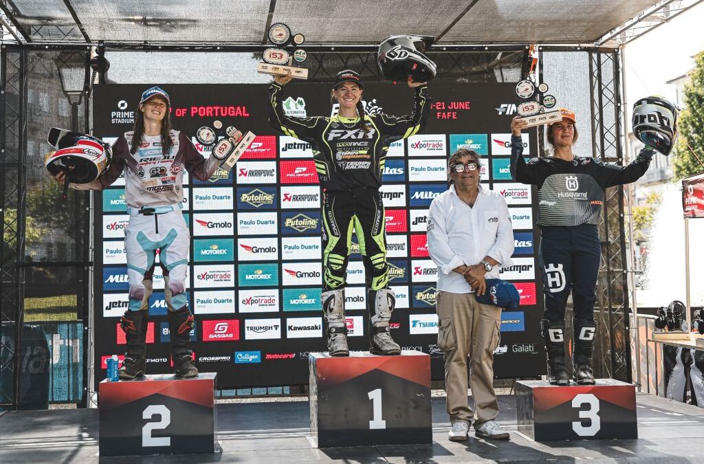 Joana Gonçalves no pódio do Mundial
