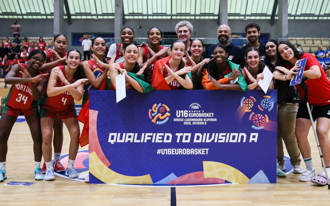 Sub16 sobem à Divisão A Europeia