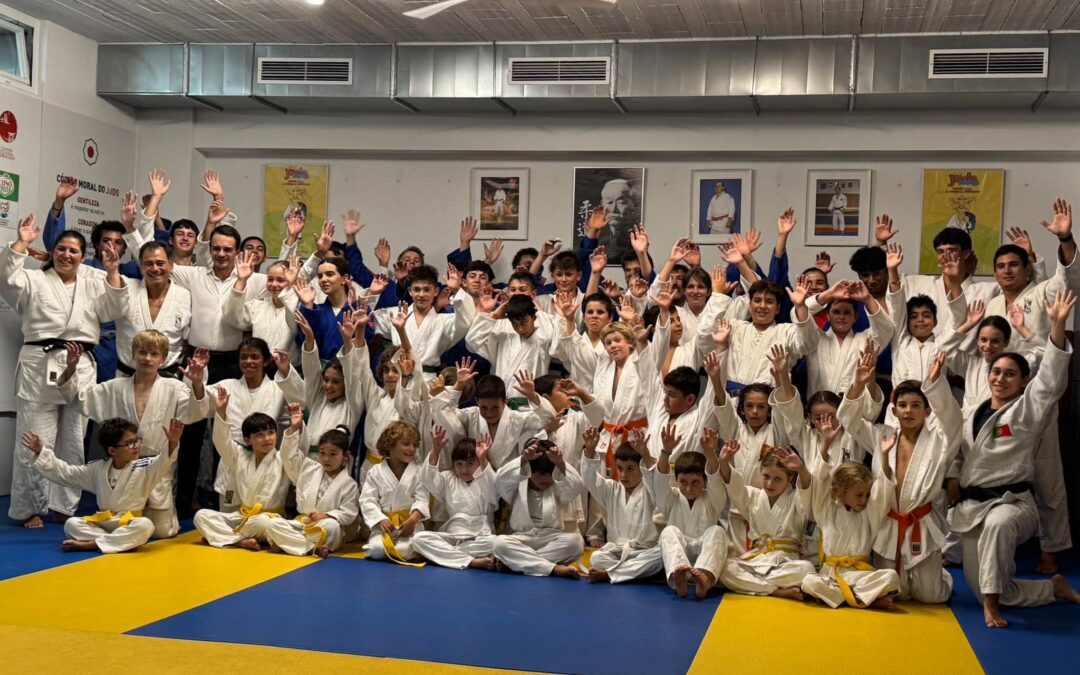 Daniel Monteiro visita o clube de Judo do Sport União Sintrense