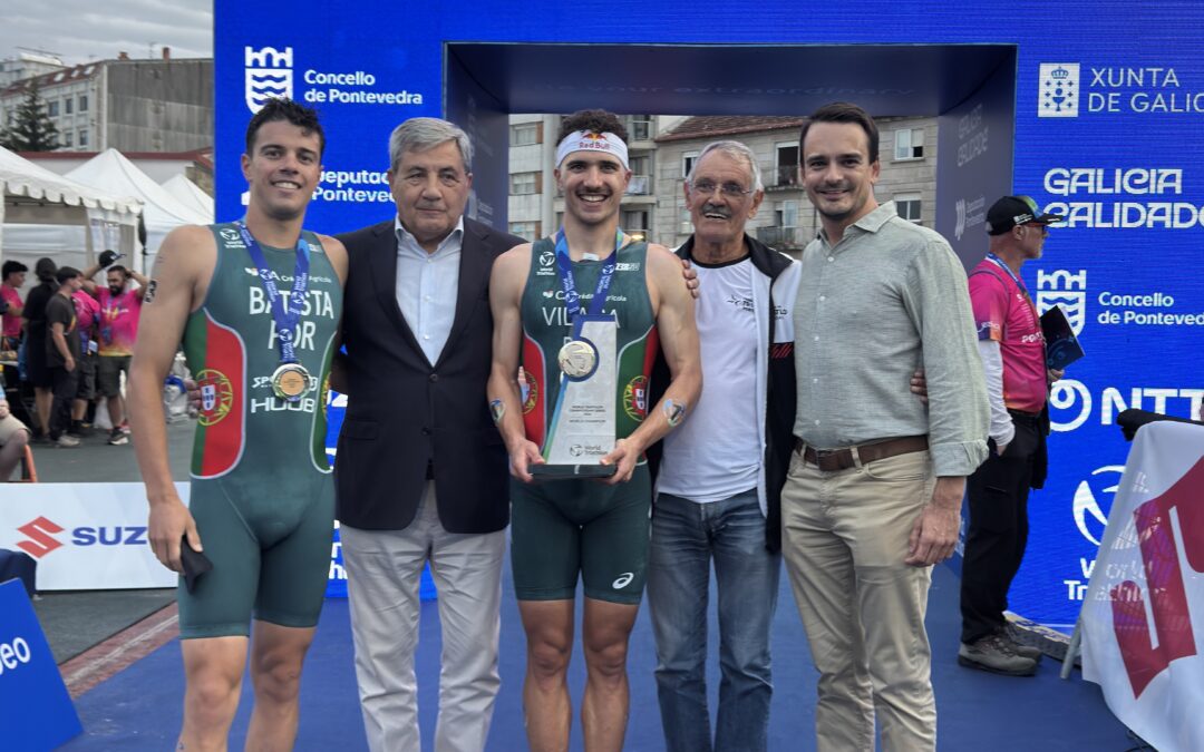 Vasco Vilaça campeão do mundo e Ricardo Batista terceiro