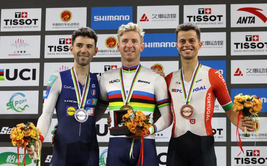 Miguel Salgueiro alcança pódio no Mundial de Ciclismo de Pista